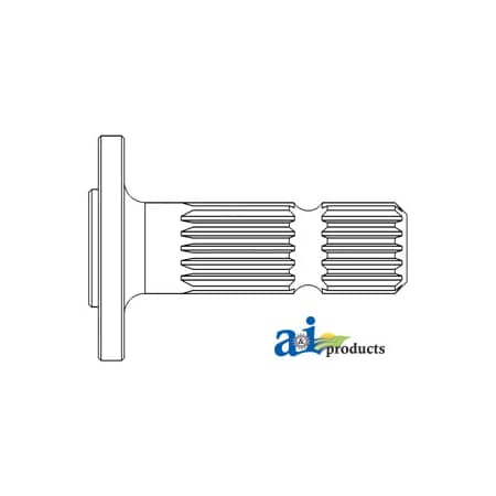 A & I Products Shaft, PTO (1000 RPM) 4" x4" x8" A-72221857